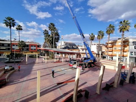 Comienzan las obras de remodelación y mejora de la Plaza de España de