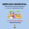 Oferta de autorizaciones de puestos de venta no sedentaria de Rafal (Mercado Municipal)