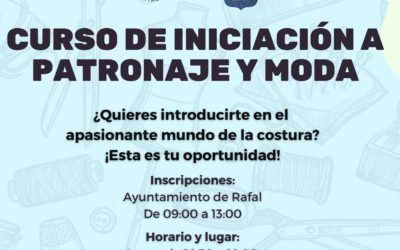 Inscripción Curso de Patronaje y Moda en Rafal