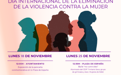 Rafal conmemora el 25 de noviembre, Día Internacional para la Eliminación de la Violencia Contra las Mujeres