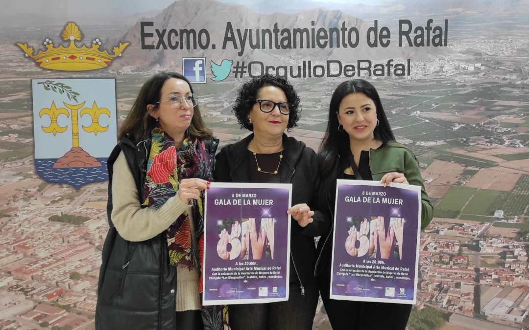 Rafal presenta su programación para conmemorar el 8 de marzo con una nueva edición de la Gala de la Mujer